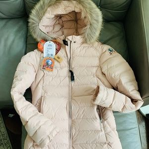 baby pink parajumper